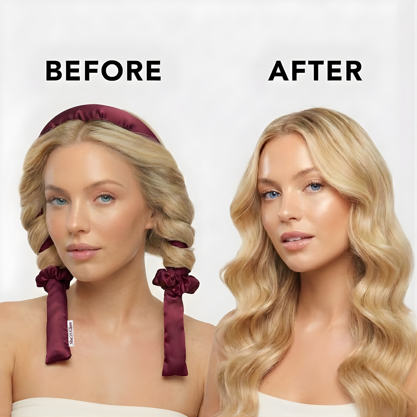 Elizabeth Premium Saten Saç Sosisi Seti