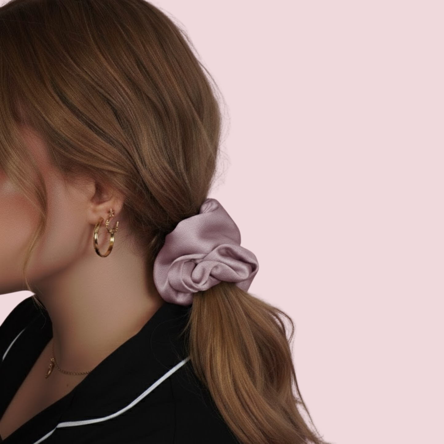 Fiona Satin Scrunchie Duo