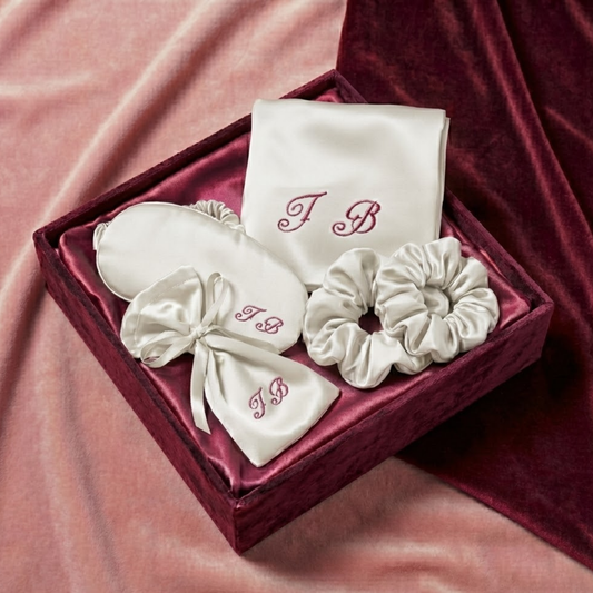 Victoria Edition Beauty Sleep Set | Saten Uyku & Güzellik Set