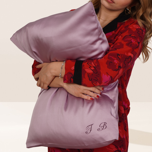 Lilac Satin Beauty Pillowcase