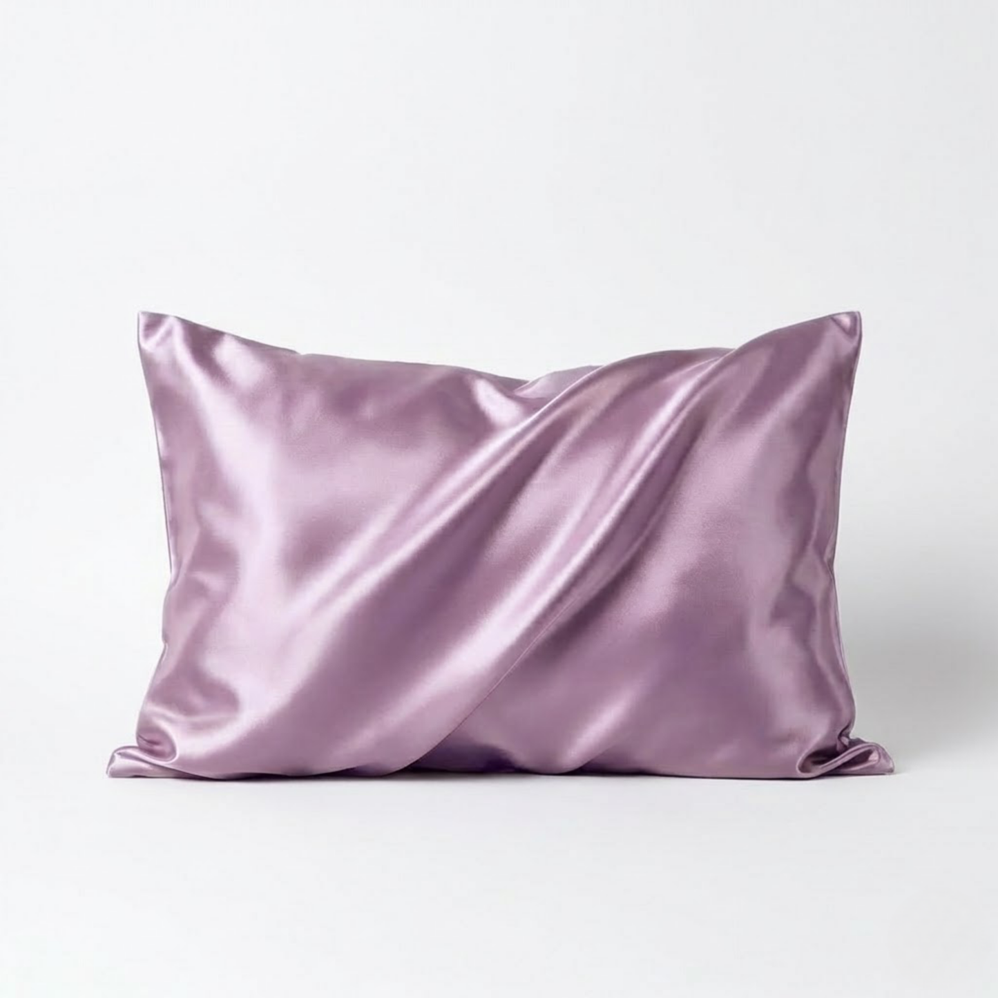 Lilac– İsminize Özel İşlemeli Premium Vegan Saten Güzellik Yastık Kılıfı