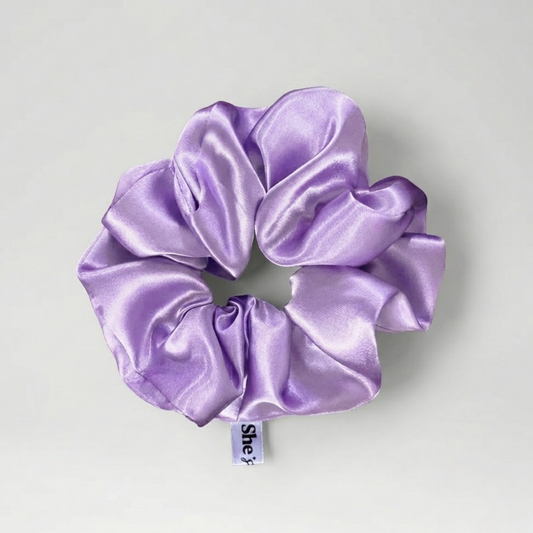 Lilac Iconic XL Premium Saten Saç Tokası | Kırılma Karşıtı & İz Bırakmaz