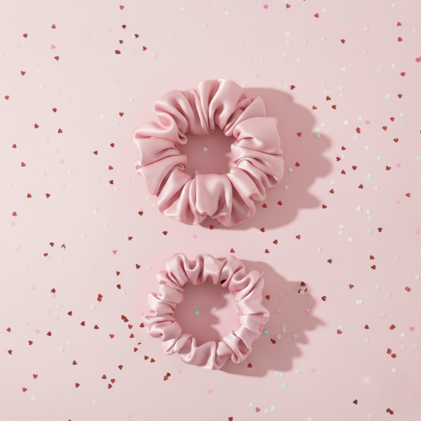 Fiona Satin Scrunchie Duo