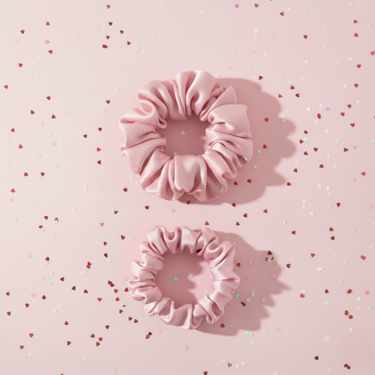 Fiona Satin Scrunchie Duo
