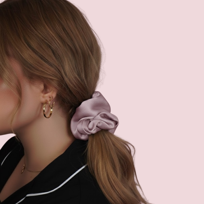 Fiona Satin Scrunchie Duo