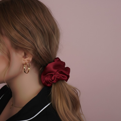 Elizabeth Satin Scrunchie Duo