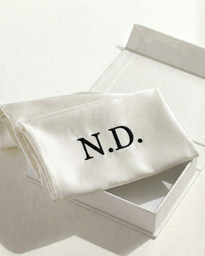 Victoria Satin Beauty Pillowcase– Kişiselleştirilebilir Saten Yastık Kılıfı