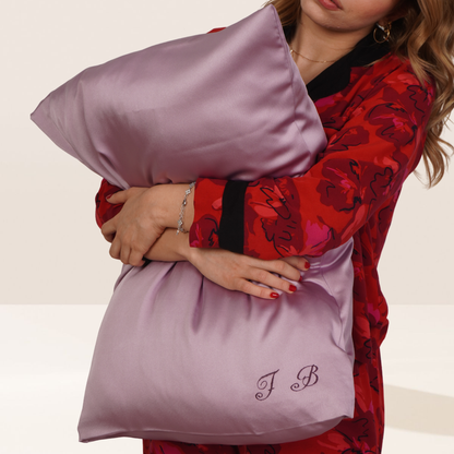 Lilac Satin Beauty Pillowcase