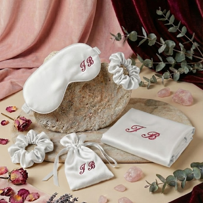Victoria Edition Beauty Sleep Set | Saten Uyku & Güzellik Set