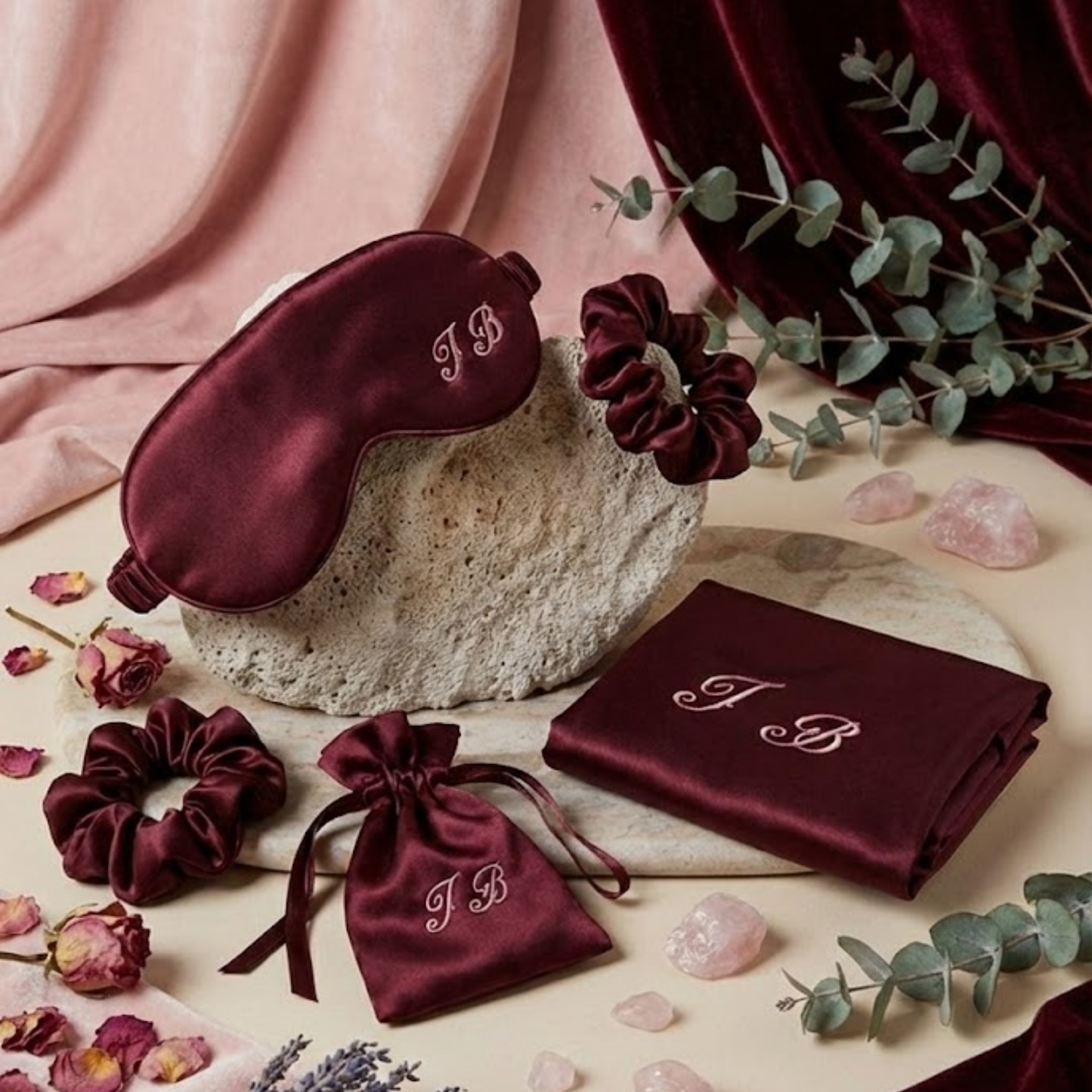 Elizabeth Edition Beauty Sleep Set | Saten Uyku & Güzellik Set